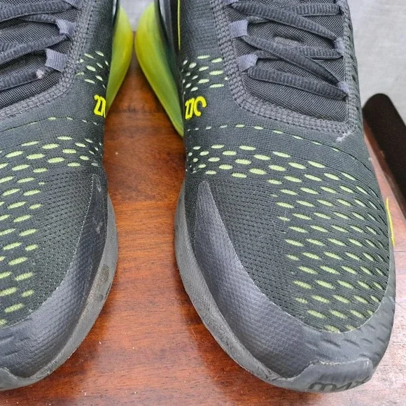 %Nike Air Max 270 Black Volt Oil Grey AH8050-017 Running Shoes / A37 - Picture 11 of 11